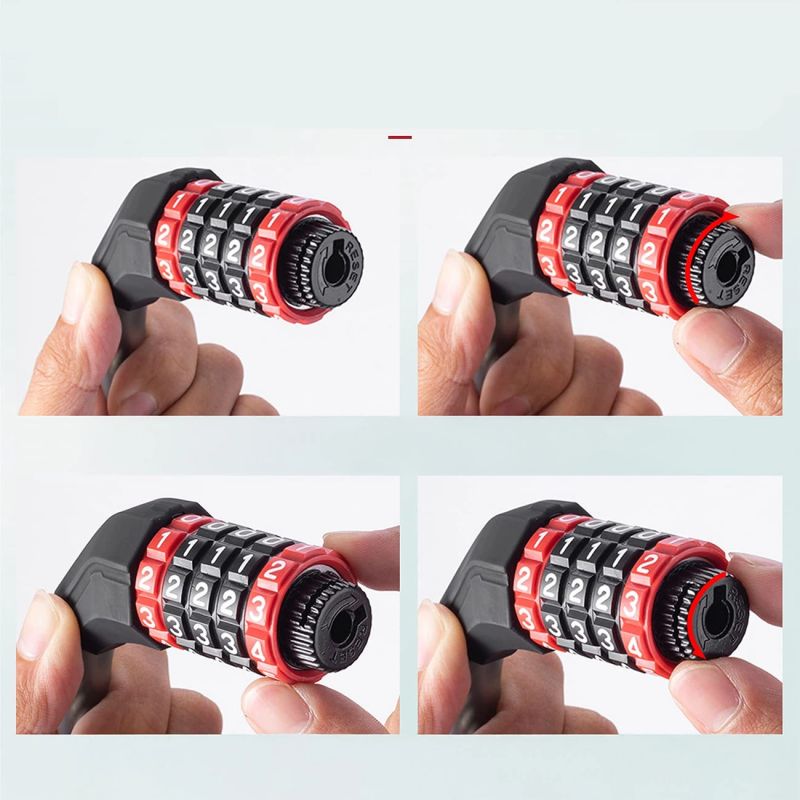 Rockbros bike lock – 5-digit code kiegészítő 5907769384219-211818