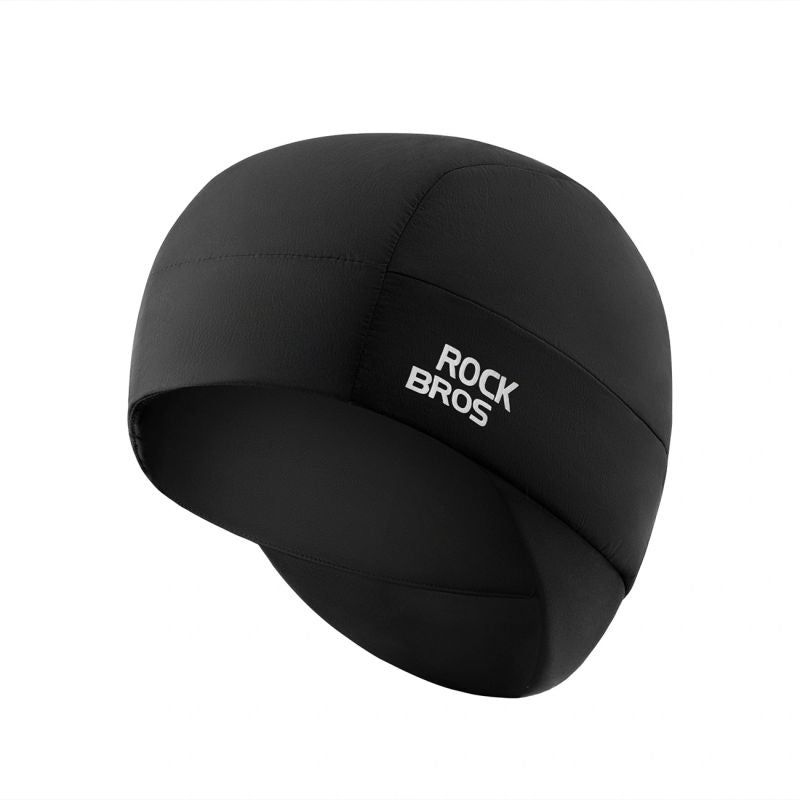 Rockbros M015 Winter Reversible Cycling Cap Size 54-61 cm - Black fekete hats