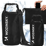 Wozinsky WWK-30 waterproof bag for 30l kayak - black fekete sup 304004-196029