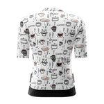 Rockbros 15110005004 Sleeve Cycling Jersey - White fehér kerékpáros póló 15110005003-211724