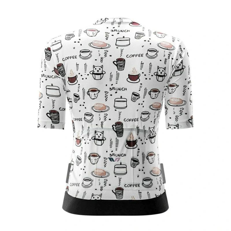 Rockbros 15110005004 Sleeve Cycling Jersey - White fehér kerékpáros póló 15110005003-211724