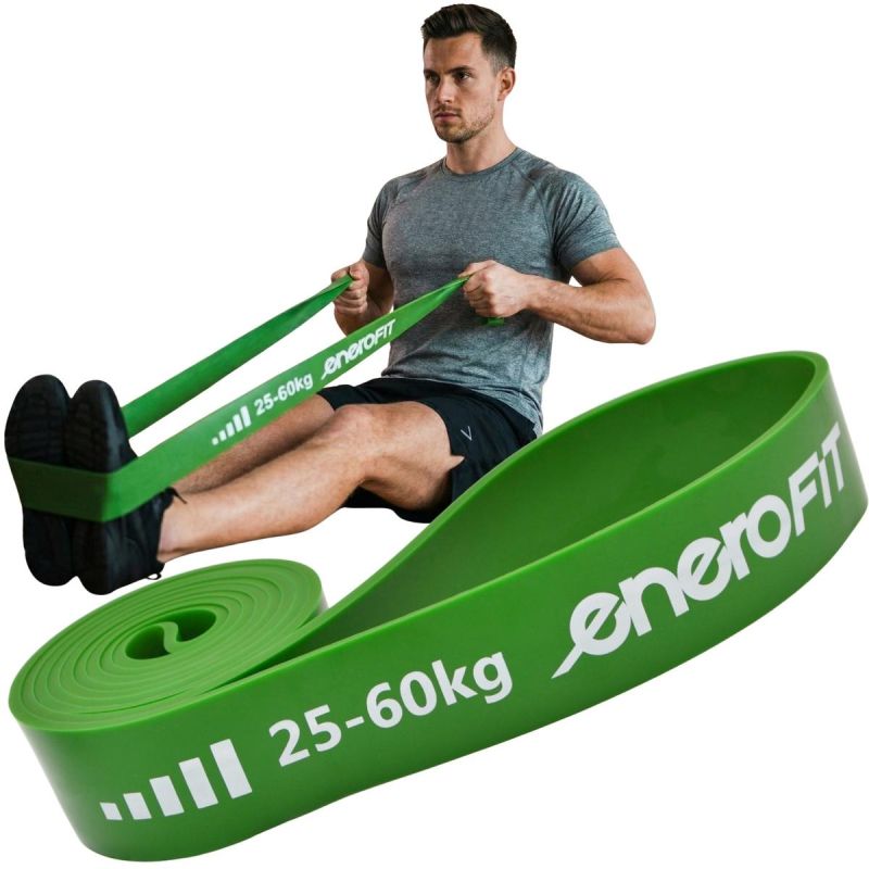 Enero Resistance Band Power Band 25-60kg Green Fit zöld training equipment, socks tapes