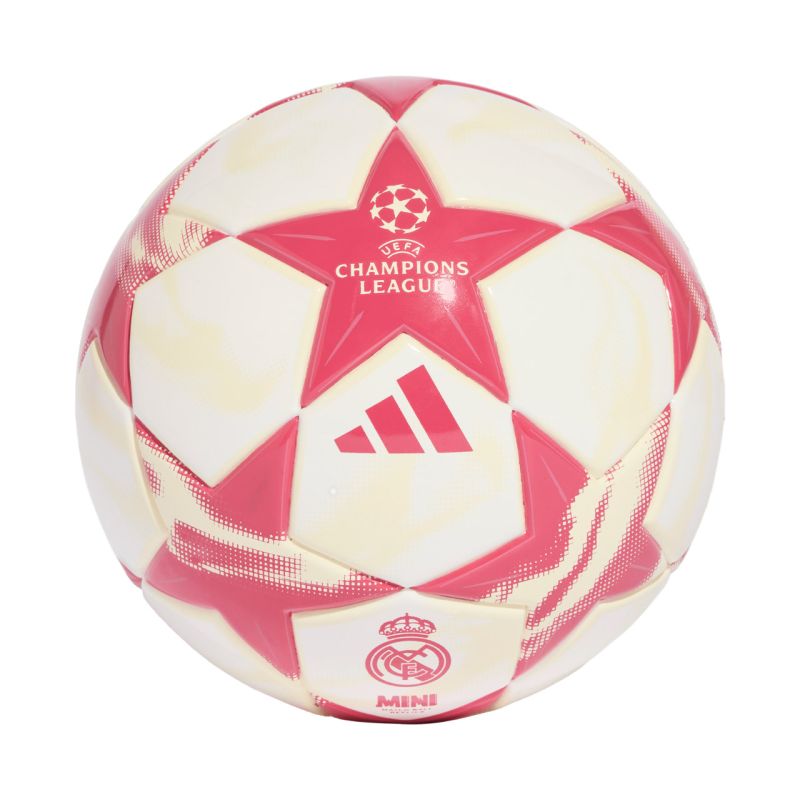 Adidas UEFA Champions League 26/27 Real Madrid Mini White-Pink rózsaszín labda KE5107