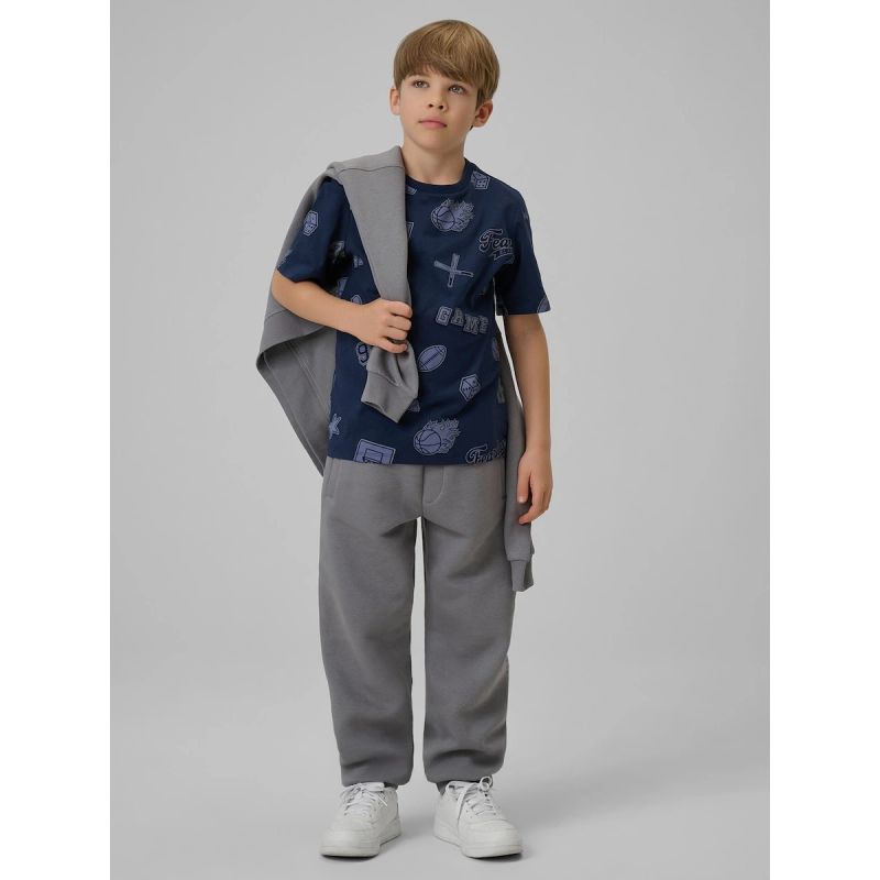 Boy's regular printed T-shirt 4F 4FJRSS26TTSHM3466-31A shirts