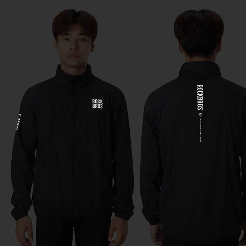Rockbros ROAD TO SKY windbreaker lightweight, S - black s \ czarny ruházat