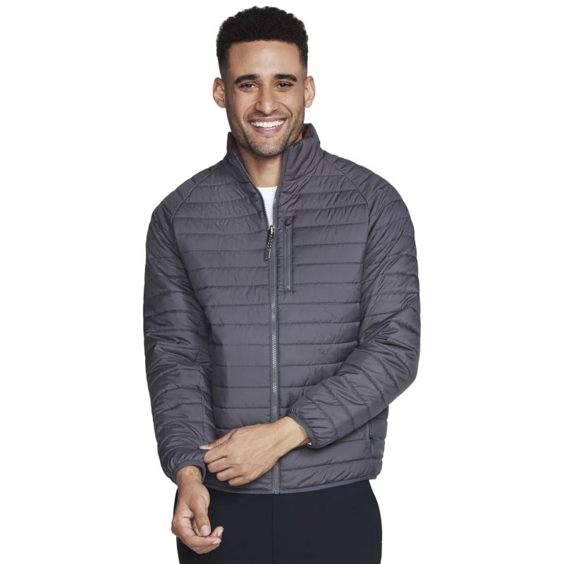 Skechers GO Shield Altitude Reversible Jacket JA139-BKCC Gray L General