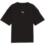 Puma Ess Centered Cat Logo Boxy Tee for Kids 685131 fekete póló 68513101