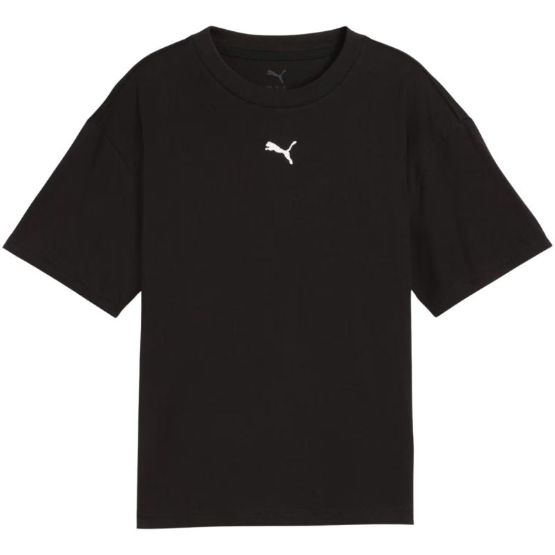 Puma Ess Centered Cat Logo Boxy Tee for Kids 685131 fekete póló 68513101