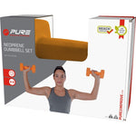Pure 2 Improve NEOPRENE DUMBBELL SET 2x4KG dumbbell, strength training equipment, training equipment, sets