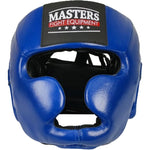 MASTERS FIGHT EQUIPMENT KSS-B-10 leather boxing helmet védőfelszerelés 02203-M