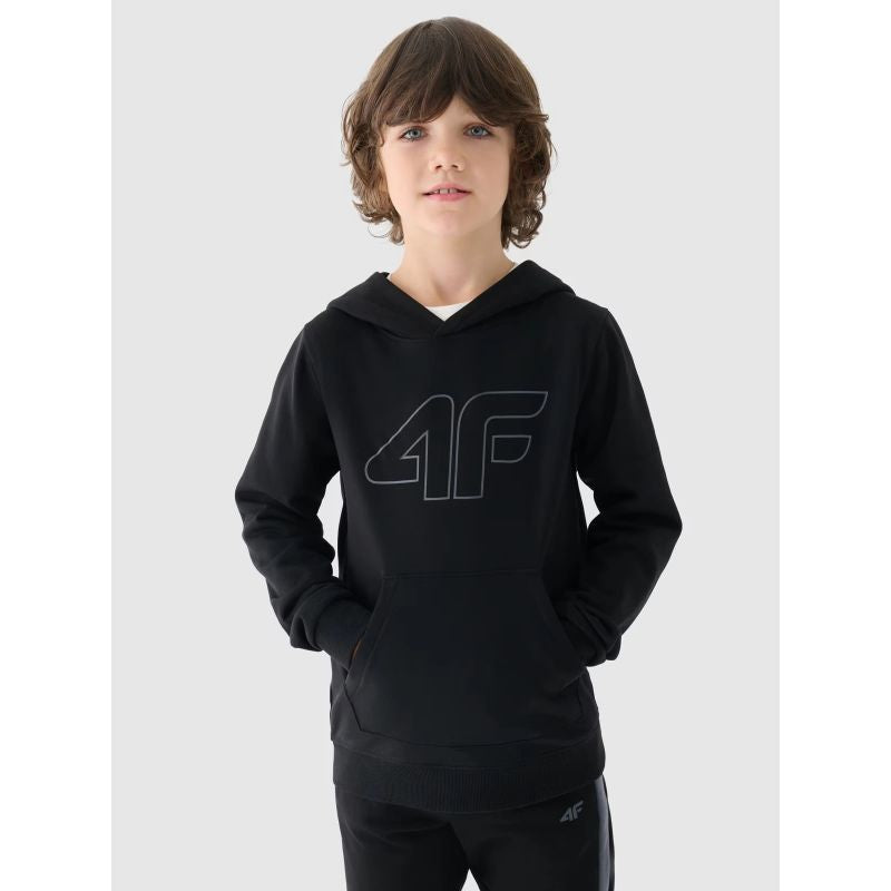 4f Boy's sweatshirt with hood, open, Junior 4FJWMM00TSWSM1292-21S General