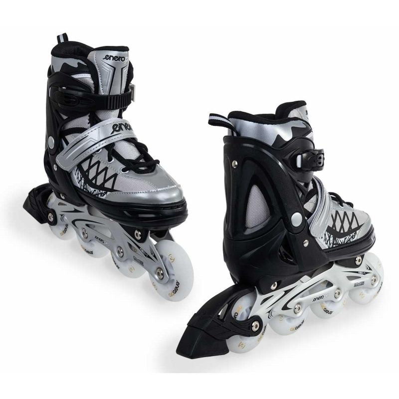 Enero Pro Roller Skates-Roller Skates-Ice Skating 4in1 Led 38-41 Gray szürke skates, roller skates