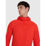 Men's quick-drying trekking sweatshirt 4F 4FWAW25TFSWM590-62S