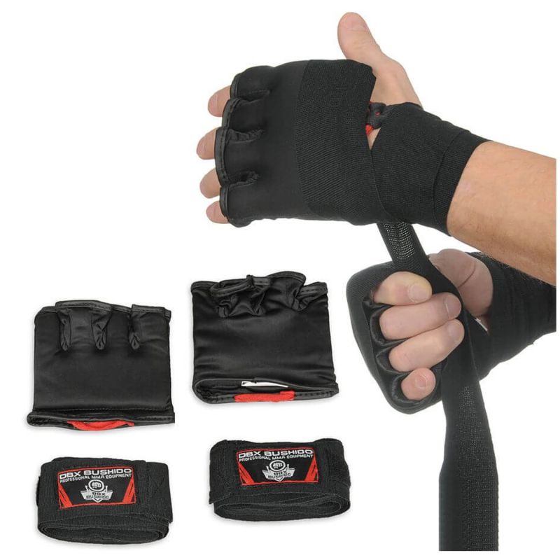 DBX Bushido Boxing Wraps with Gel Knuckle Protection | martial arts equipment