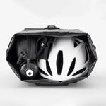 Rockbros Bike Bag with Backpack Function, Waterproof, with Helmet Attachment 18l - Black fekete helmets