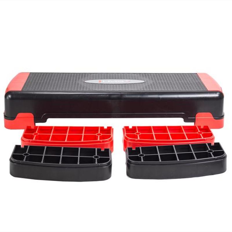 HMS Aerobics step AS005 BLACK/RED fekete póló 17-44-015