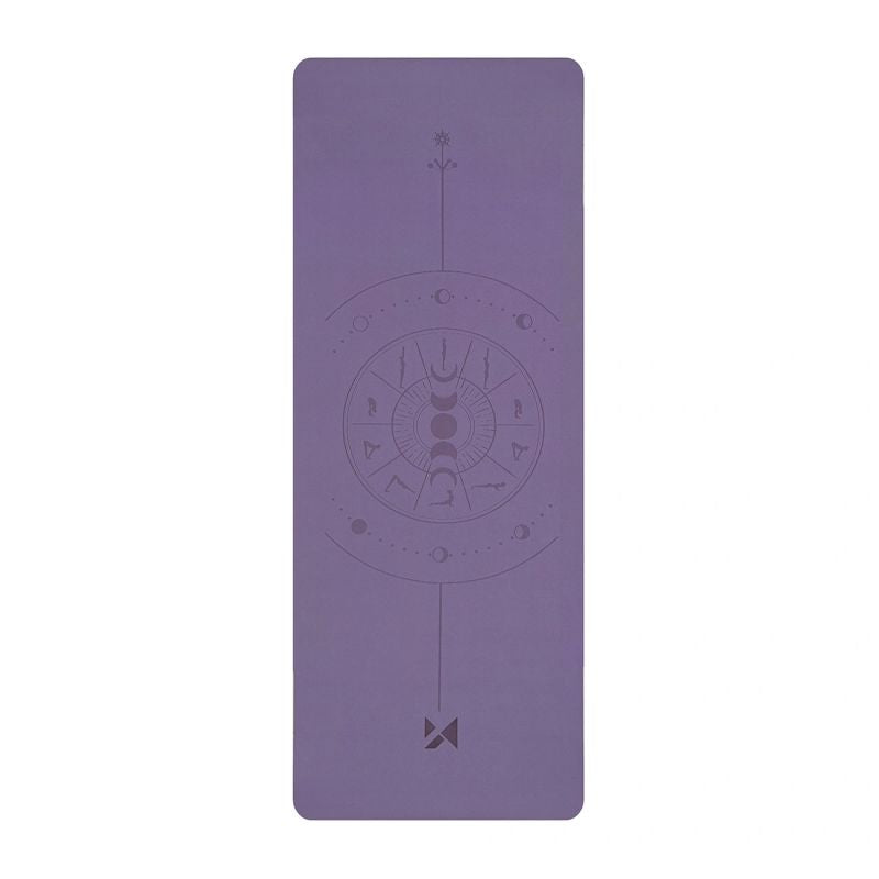 Wozinsky WNSP-NKP Exercise Mat 183 x 61 x 0.5 cm for yoga and gymnastics made of natural rubber - purple fioletowy jóga matrac 5907769387876-208173