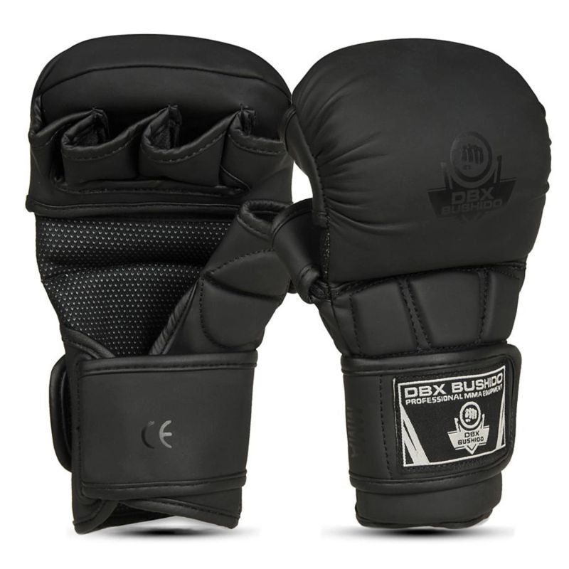 MMA Sparring Gloves for Kids XS - Black Master - Valor Series | DBX Bushido