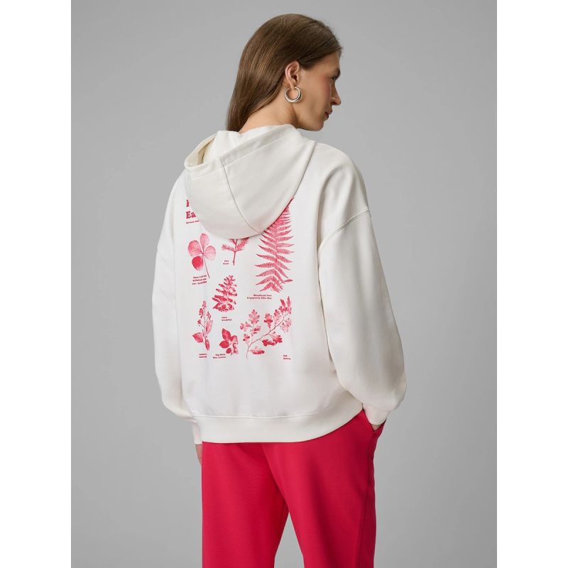 Women's loose sweatshirt with hood 4F