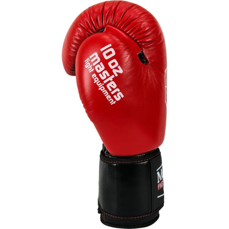 MASTERS FIGHT EQUIPMENT RBT-SIMPLE Leather Boxing Gloves kesztyű 012402-10