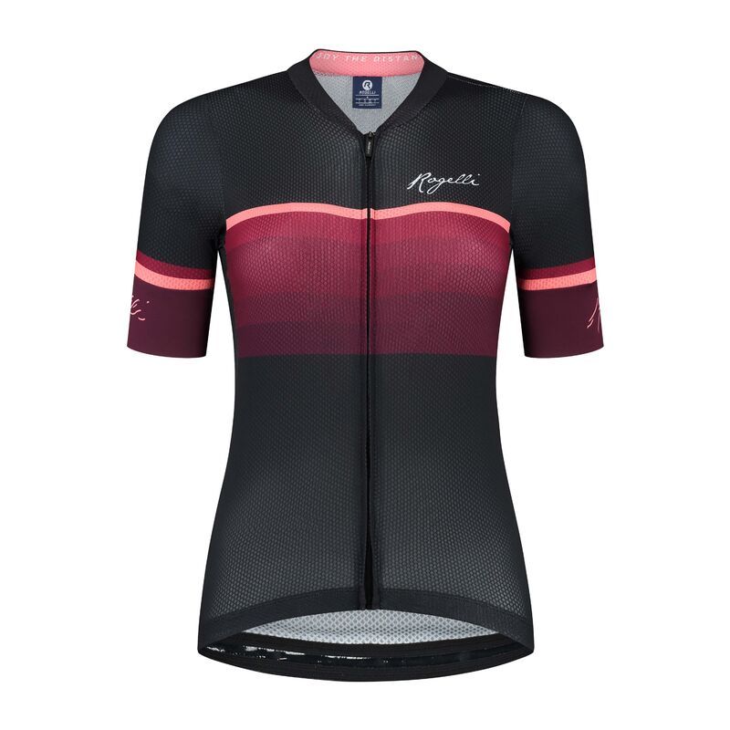 Rogelli IMPRESS II women's t-shirt burgundy- korall póló