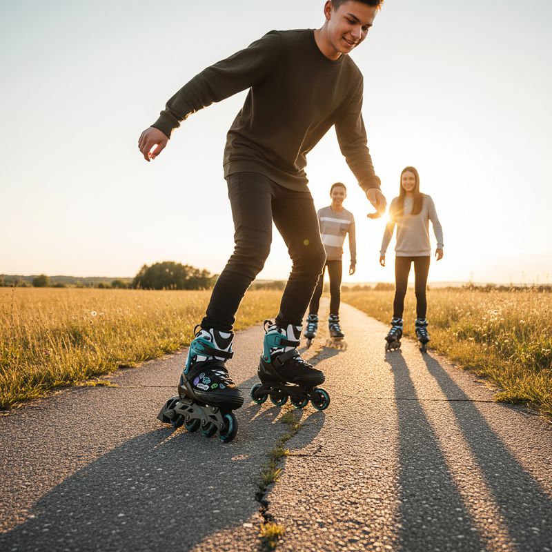 Na2053a Vibe Turquoise Roller Skates Size Xs(29-32) Nils Extreme türkiz görkorcsolya