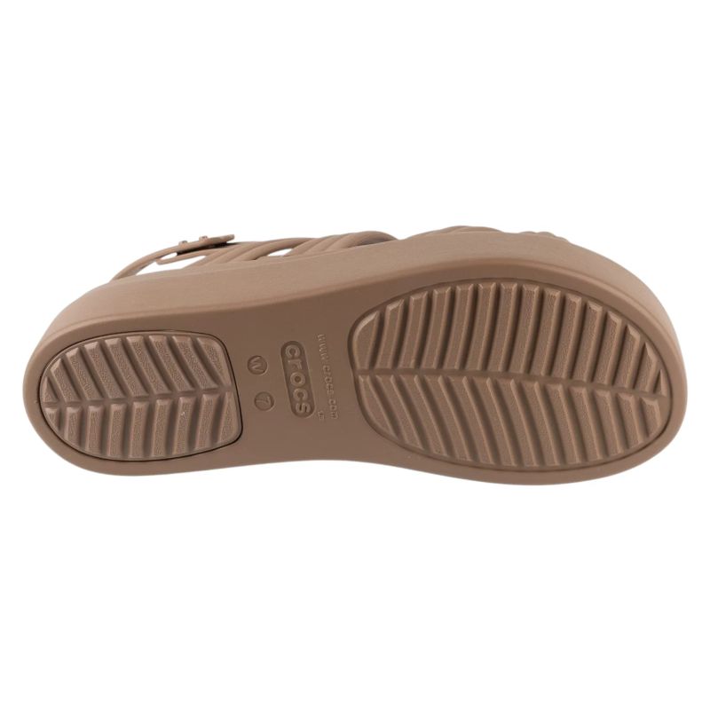 Crocs Brooklyn Knot Low Wedge Sandal Brown 36/37 papucs 212864-2Q9