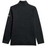 Men's fleece 4F M443 deep melange 4FWSS26TFLEM443 20M fekete kabát