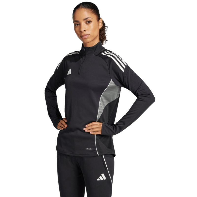 adidas Tiro 25 Competition Training Top Women's Sweatshirt Black and Gray JC6273 2xs pulóver