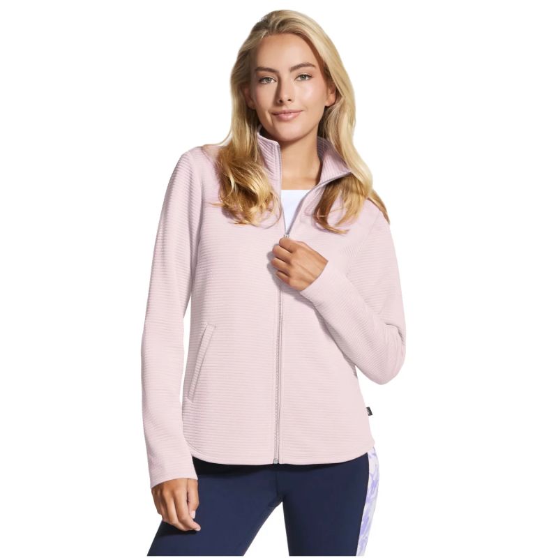 Skechers The Hoodless Hoodie GoWalk Shine Jacket lila kapucnis pulóver