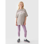 Girls' knitted 4F Junior 4FJRAW24TTIGF239-51S leggings