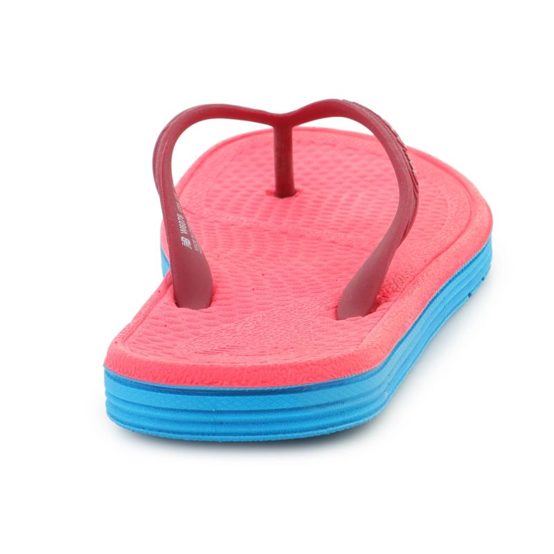 New Balance Women`S Pro Thong Flops Blue/Maroon/Pink