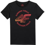 4F Boy's T-shirt M3284 deep 20S fekete póló 4FJWSS26TTSHM328420S
