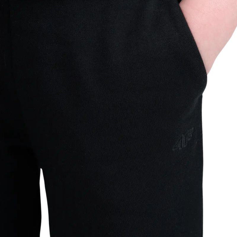 4f Girls' trousers CAS F1509 deep black 4FJWMM00TTROF1509 20S Ruházat