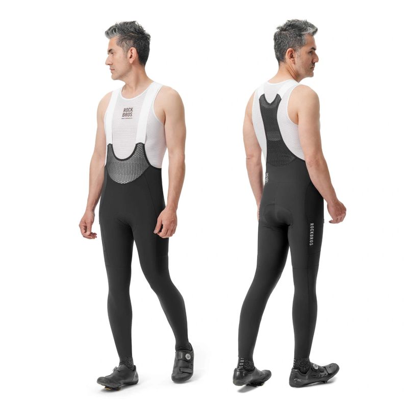 Rockbros ROAD TO SKY Men's Cycling with Pad L - Black l \ czarny nadrág