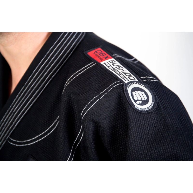 DBX Bushido BJJ Kimono / GI for Kids Black + FREE Belt - X-SERIES fekete kimonos, sachets, belts, bags