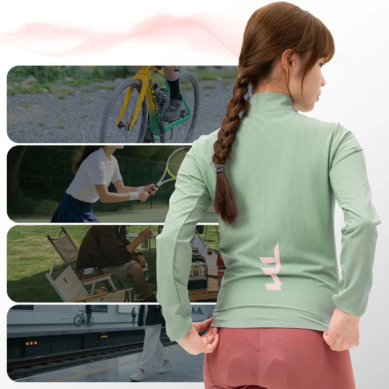 Rockbros TVI S Women's Cycling - Green s \ zielony dzseki 15110021004-211687