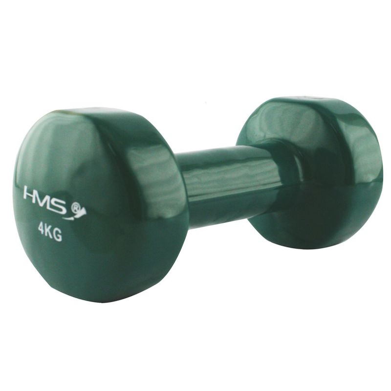 HMS Vinyl-coated cast iron weight 4.0 KG zöld súlyzó 17-47-006