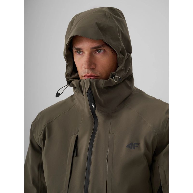4F Men’s 3-in-1 Winter Jacket with 8000 Membrane kötött sapka 4FRAW26TTJAM1380-43S