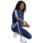 Adidas Essentials 3-Stripes Cotton Women's Dark Blue 2xs női leggings JE0067