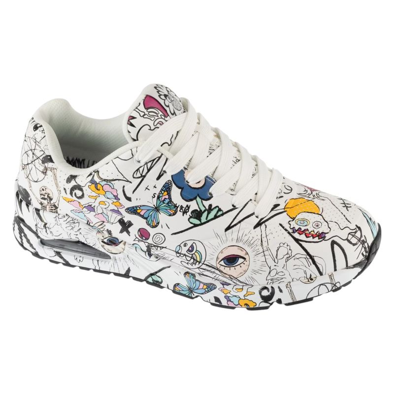 Skechers Uno – Process Sketch White fehér utcai cipő 183501-WBMT