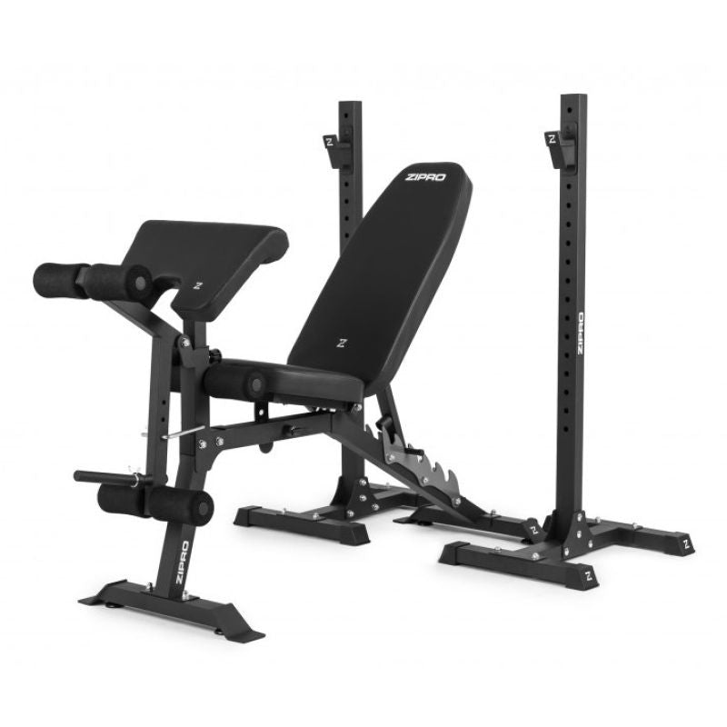 Zipro SUPERSET Adjustable Workout Bench Adjustable Backrest Adjustable Seat Gym, Home Black fekete edzőfelszerelés 33223