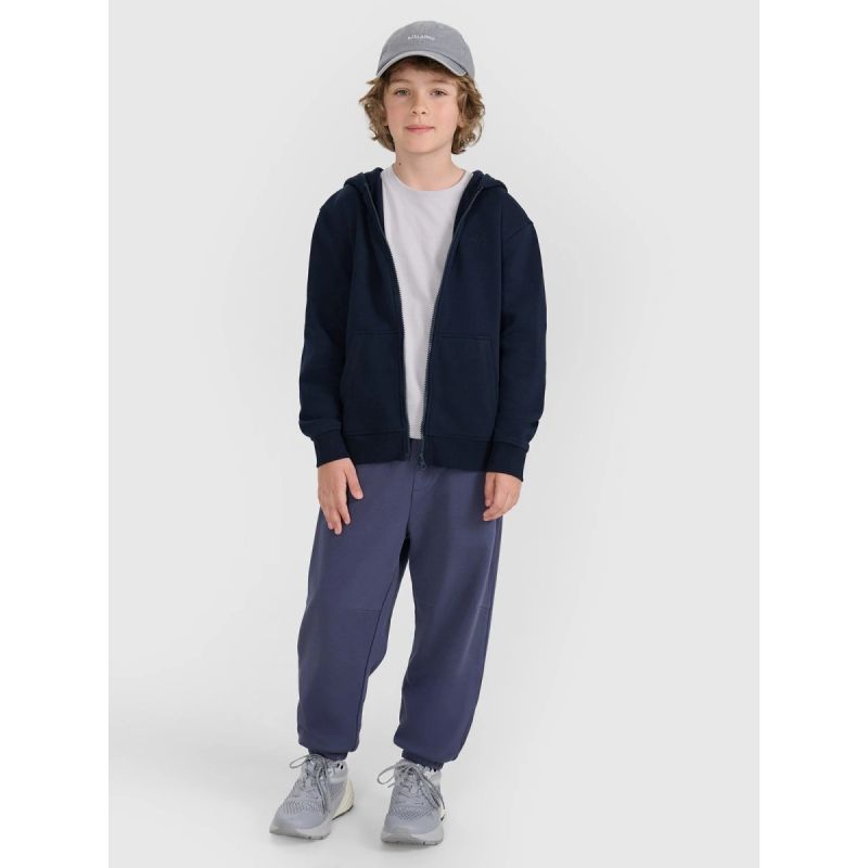 Boy's zip-up hooded sweatshirt 4F 4FJRMM00TSWSM2481-31S kapucnis pulóver