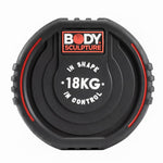 Body Sculpture TPU dumbbell BW 133 18 KG fekete edzőfelszerelés BW13318KG