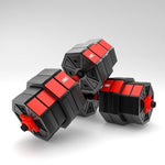 HMS Composite dumbbell SGC40 40kg + barbell póló 17-57-032