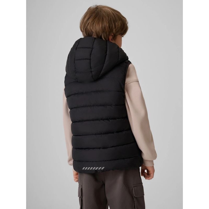 4F Boy's vest with synthetic filling gyerek mellény 4FJRSS26TVJAM397-20S