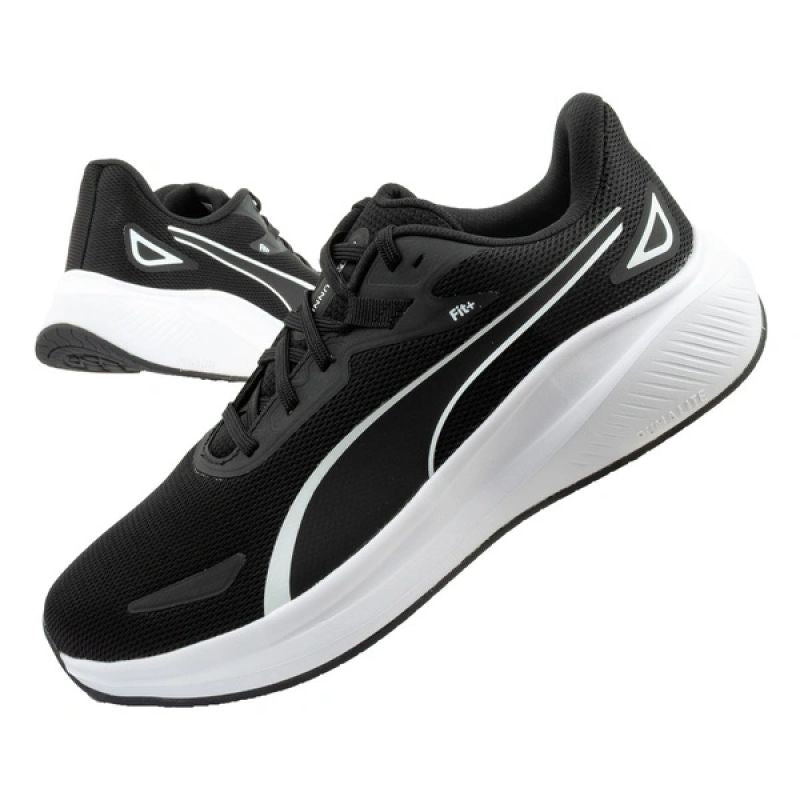 Puma Skyrocket Lite men's sports shoes, lightweight and comfortable, black fekete utcai cipő