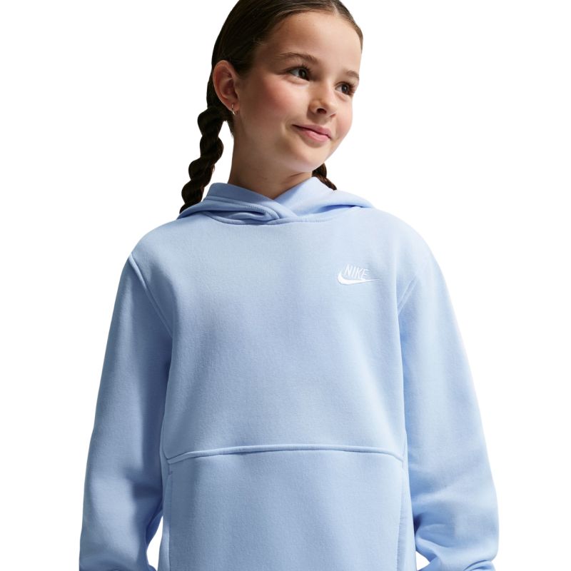 Nike Sportswear Club Fleece Kids' Sweatshirt, Light Blue,