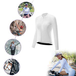 Rockbros 15210006005 TVI Women's Cycling Jersey Long Sleeve - White fehér póló 15210006003-211719