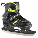 Nils Extreme Nh18191 2in1 Roller Skates Black-Lime Size M (34-38) With Replaceable Hockey Blade